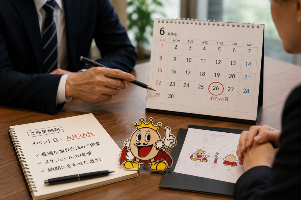 納期設定 具体的な日付